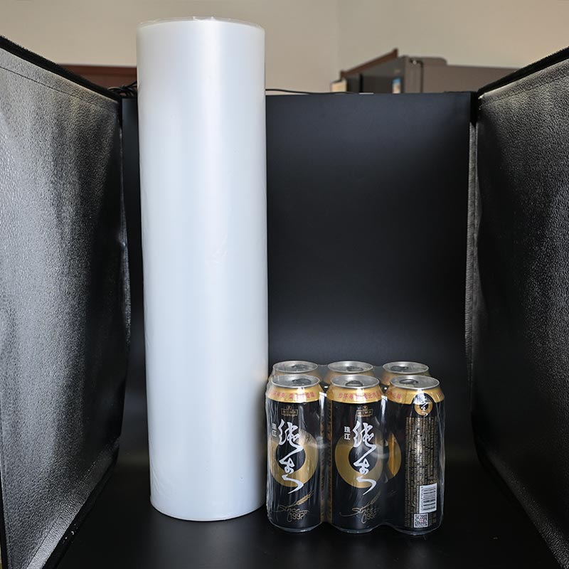 Película termorretráctil de PE para envases de latas de cerveza y bebidas