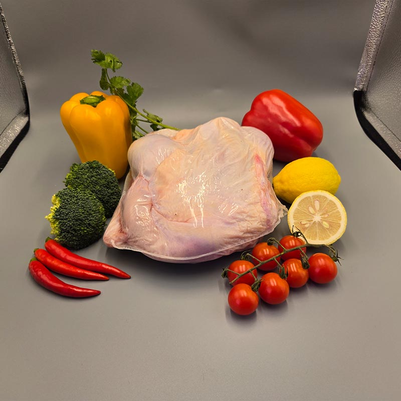 Película termorretráctil PVDC para embalaje de pollo