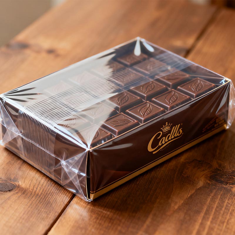Envoltura retráctil POF para embalaje de chocolate