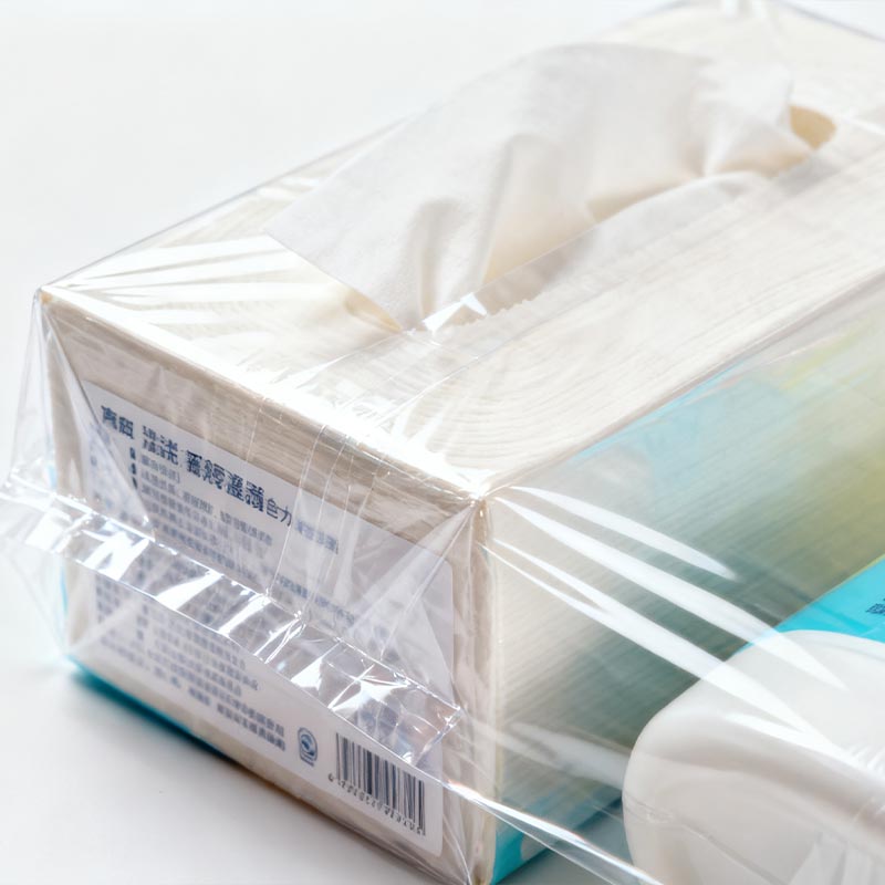 Embalaje de productos de limpieza Película retráctil de PE transparente