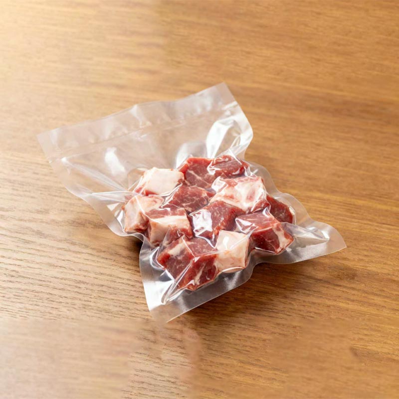 Bolsa de vacío de plástico para alimentos