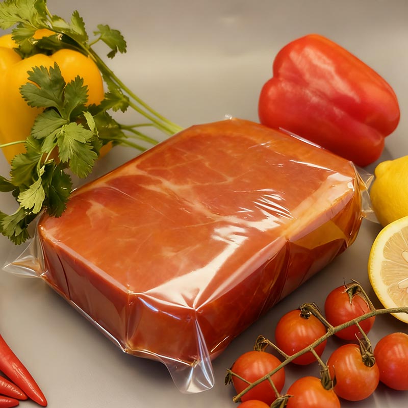 Bolsa retráctil al vacío de PVDC para jamón