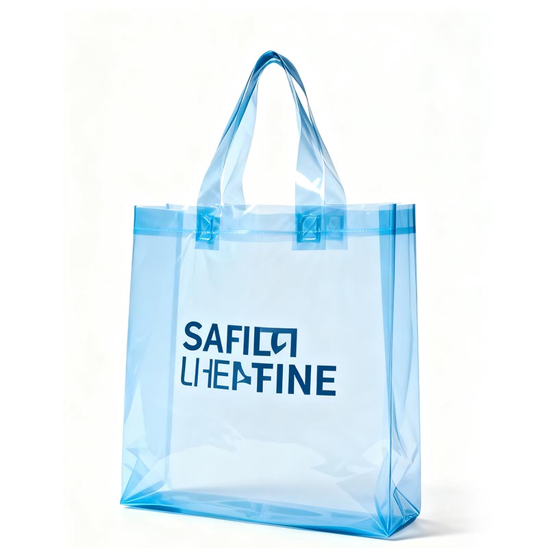 Bolsa de compras de plástico con logotipo personalizado