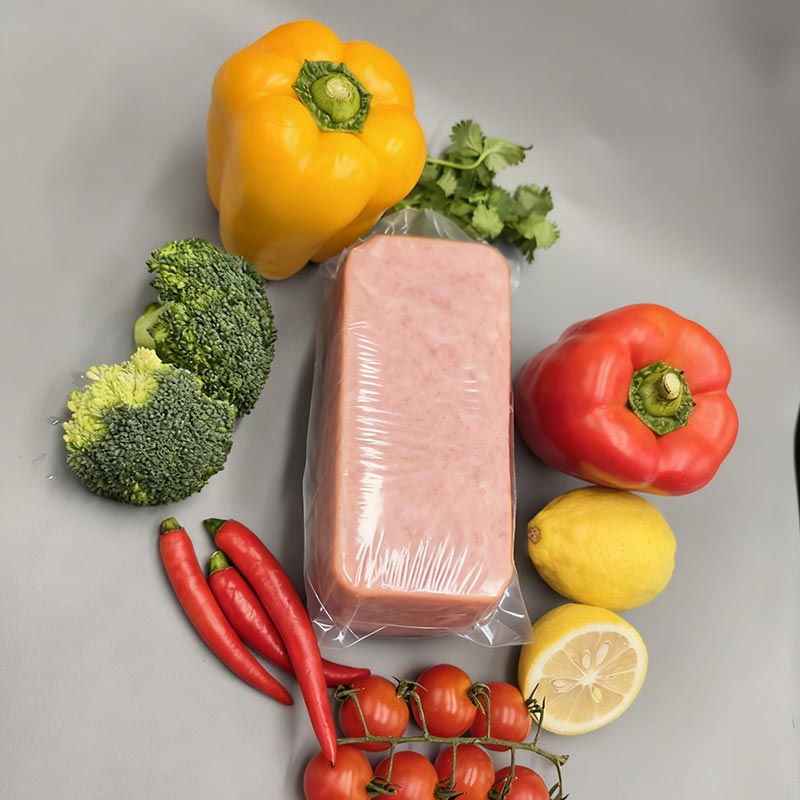 Película retráctil al vacío PVDC para envasado de carne procesada