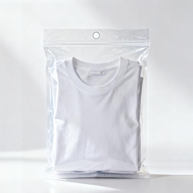 Bolsa de plástico polivinílico transparente para prendas de vestir
